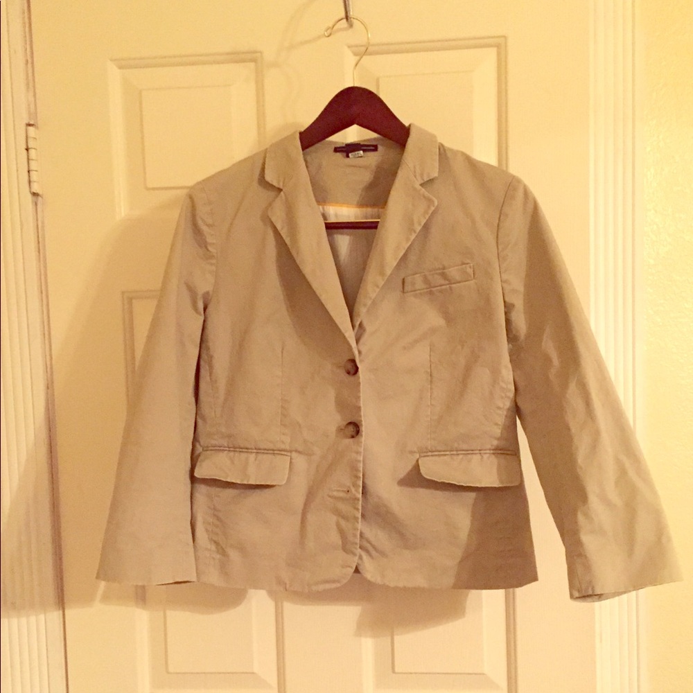 Khaki beige Gap blazer